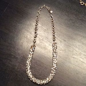J crew braided diamond necklace